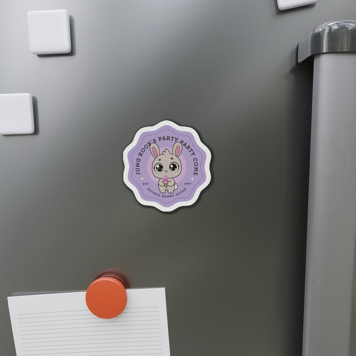 Jungkook Party Party Cone Bakery Series Die-Cut Magnet