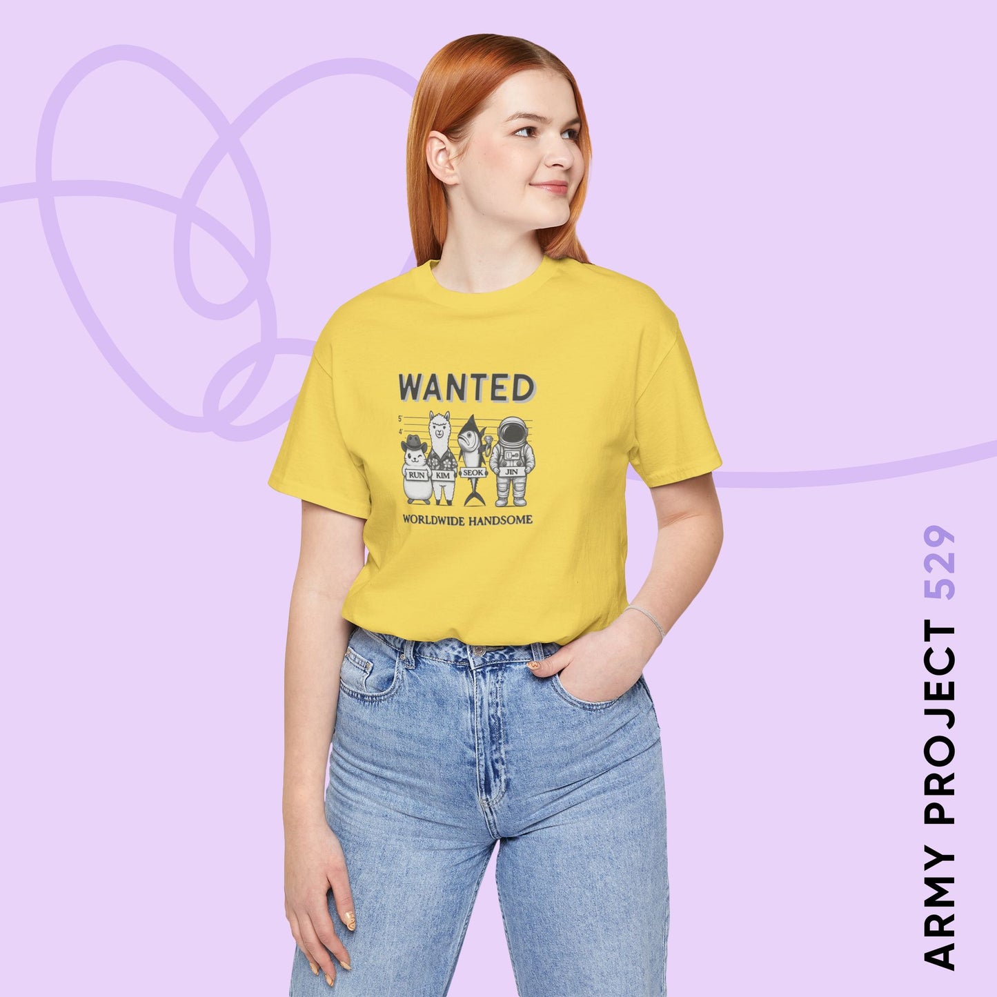 Run Kim Seokjin Unisex Jersey Short Sleeve Tee