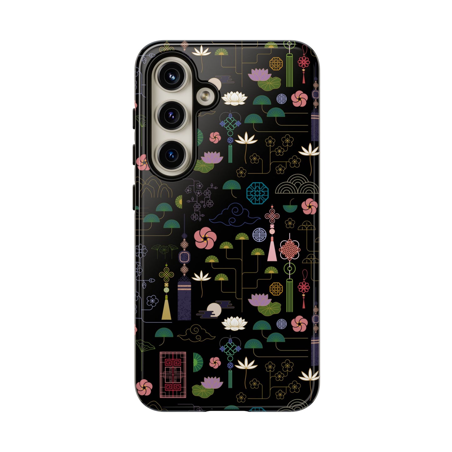 Norigae Night Garden Tough Phone Case - Elegant K-Pop Merch - iPhone, Galaxy, Pixel Cover