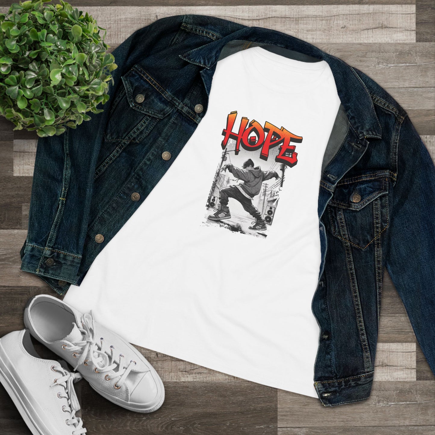 Hobi Concert Women's Tee - HOTS with Hope - Fanmade BTS Merch - Soft Jersey T-Shirt