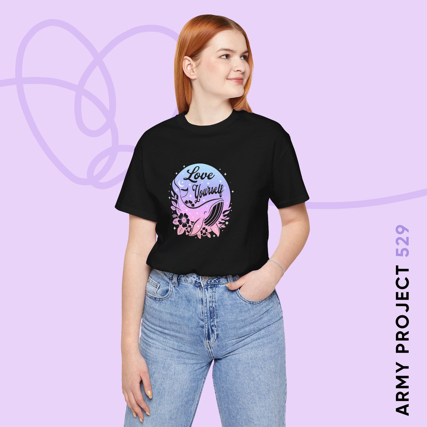 OT7 Short Sleeve Shirt - Love Yourself - Fanmade BTS Merch - Soft Unisex T-Shirt