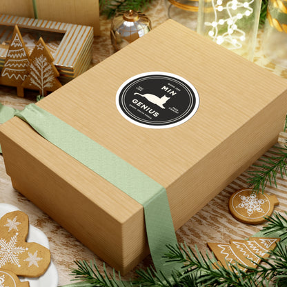 Yoongi Vinyl Sticker - Fanmade BTS Nickname Merch - Min Genius - Permanent Adhesive