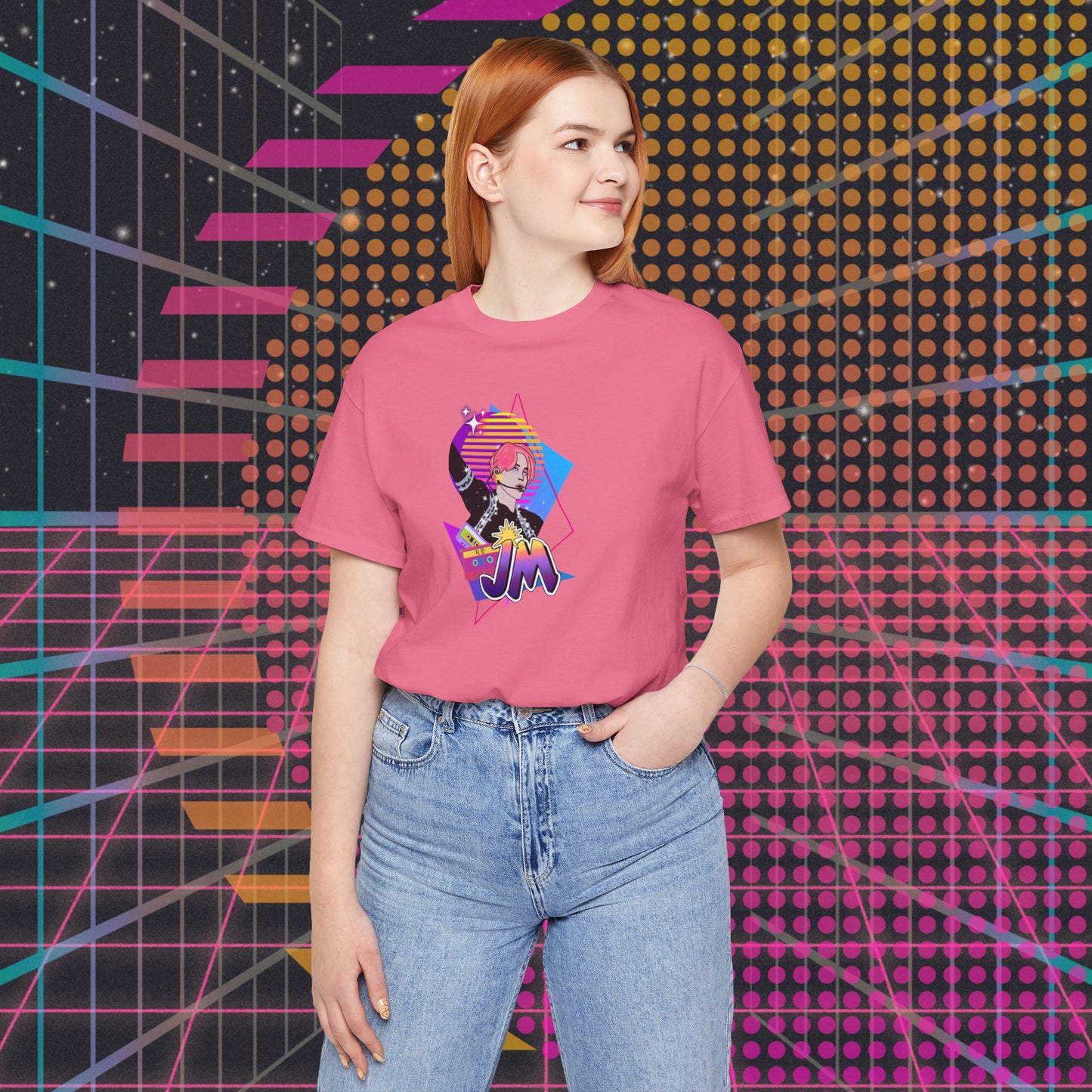 Jimin 1980s Retro Series Unisex Jersey Short Sleeve Tee
