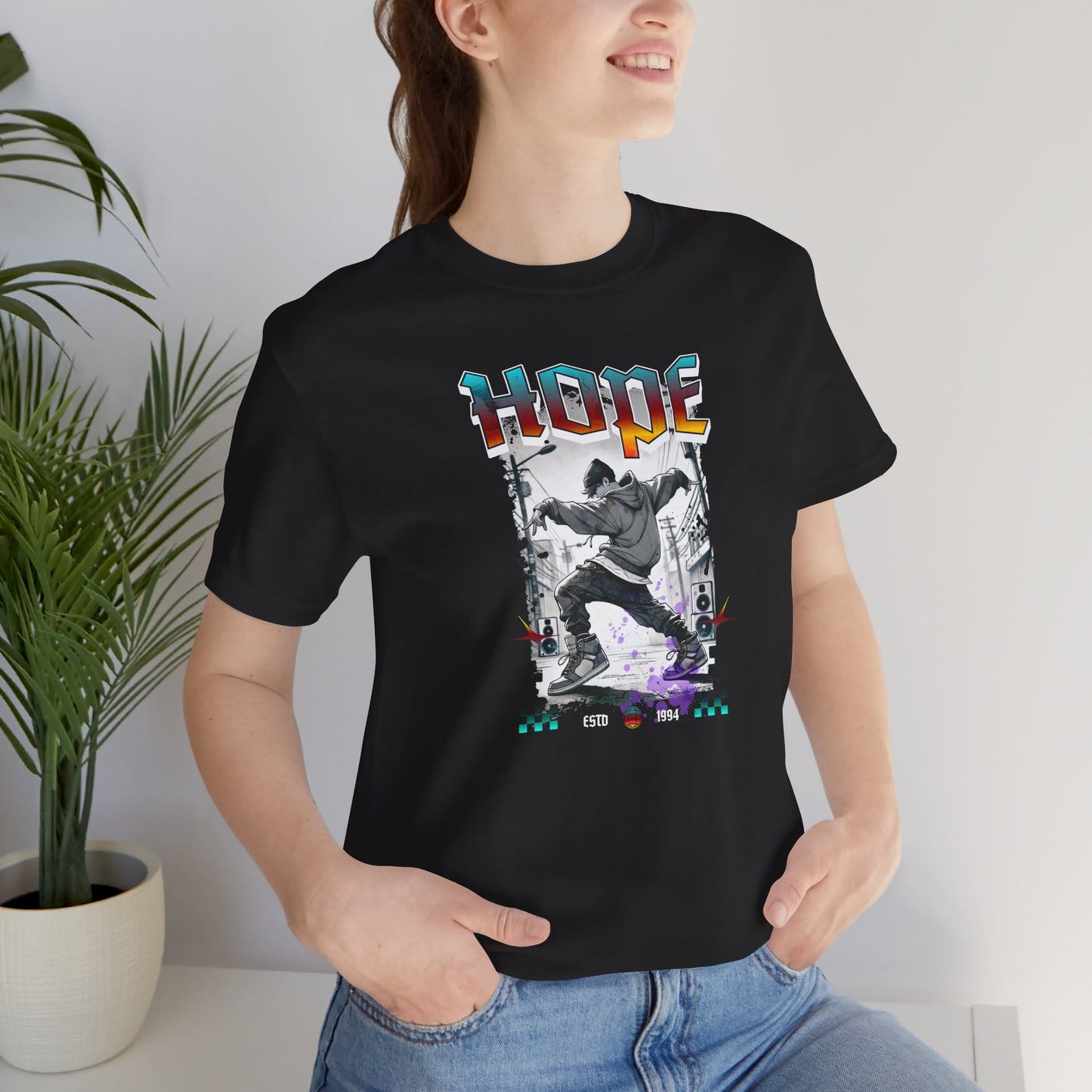 Hobi 1990s Retro Series Unisex Jersey Short Sleeve Tee