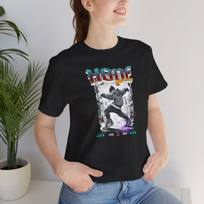 Hobi Short Sleeve Shirt - Fanmade BTS Retro Series - 90s Hip-Hop Aesthetic - Soft Unisex T-Shirt
