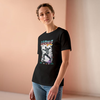 Hobi Women's Tee - BTS Fanmade Retro Series - 90s Hip-Hop Aesthetic - Soft Jersey T-Shirt