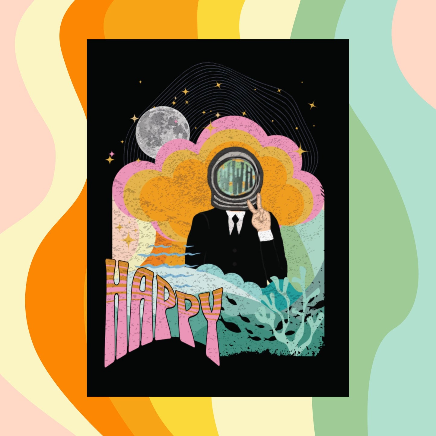 Jin 1960s Retro Series Matte Poster