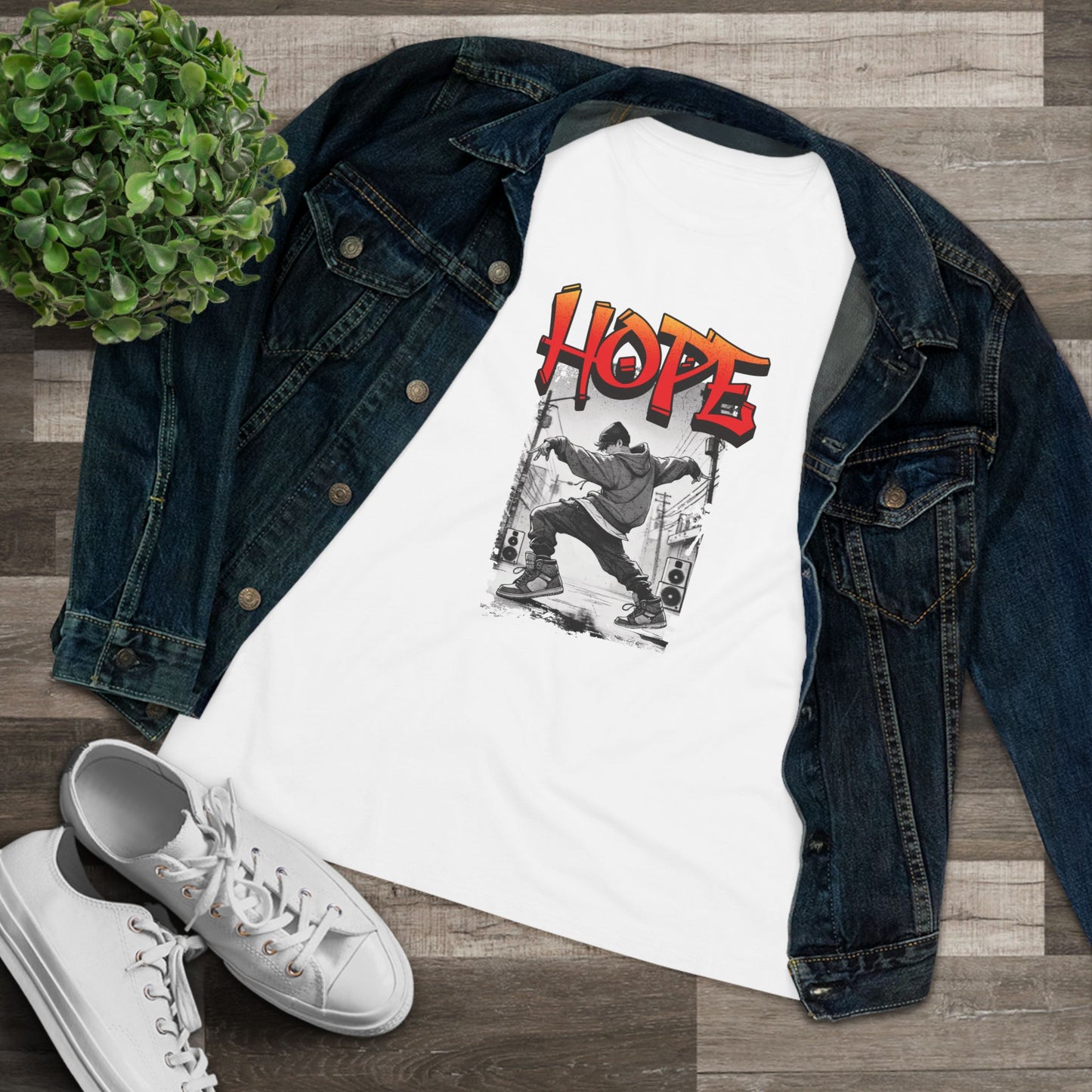 Hobi Concert Women's Tee - HOTS with Hope - Fanmade BTS Merch - Soft Jersey T-Shirt