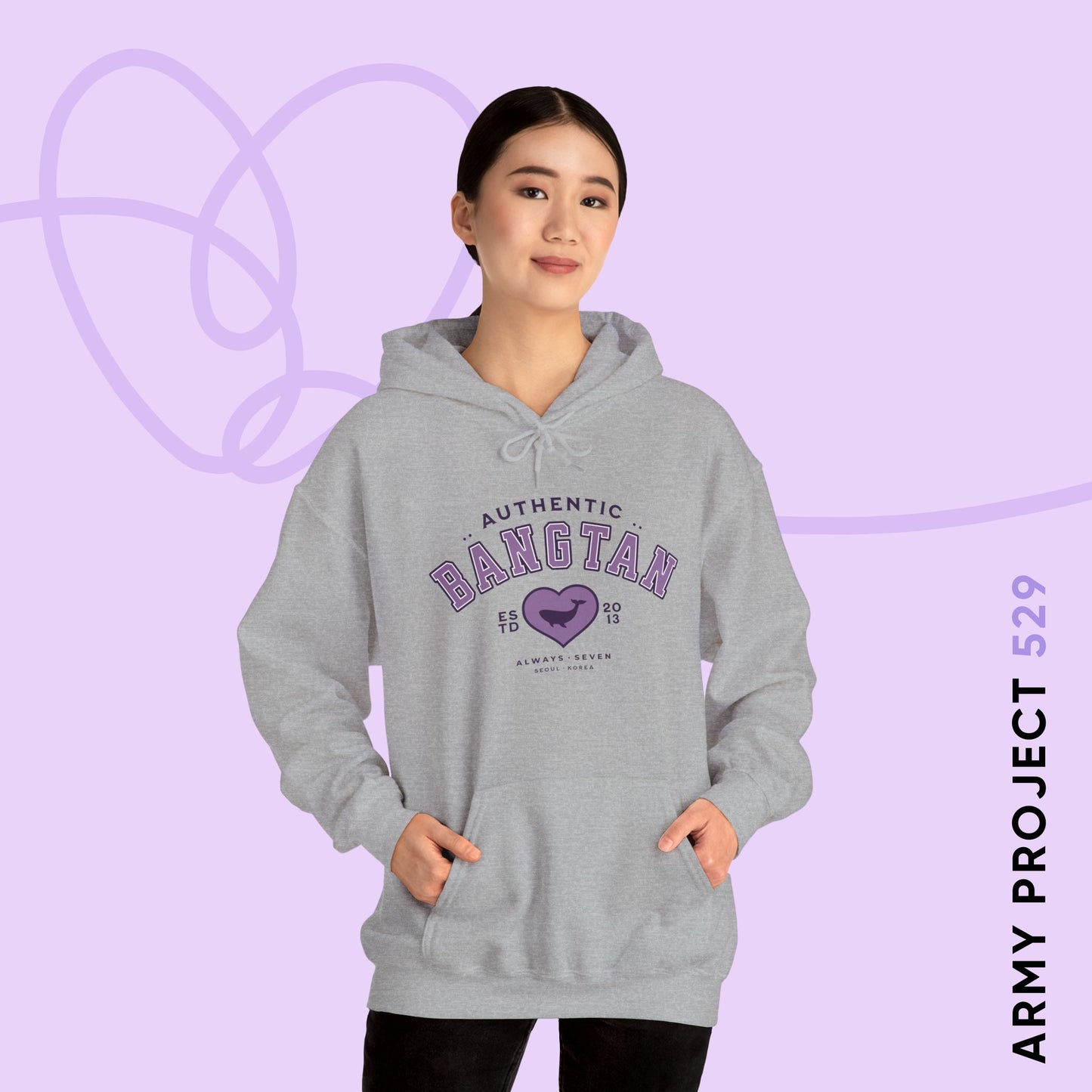 Authentic Bangtan Unisex Heavy Blend™ Hoodie