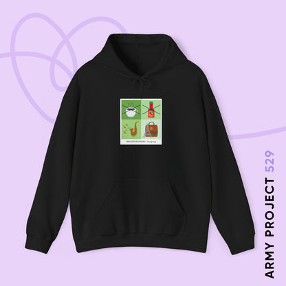 Taehyung Hoodie - Funny Fanmade BTS Merch - Care Instructions - Cozy Unisex Sweatshirt