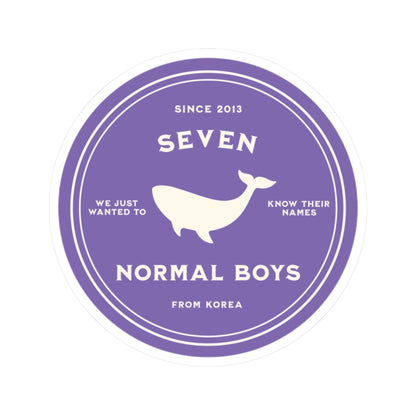 OT7 Vinyl Sticker - Fanmade BTS Merch - Seven Normal Boys from Korea - Permanent Adhesive