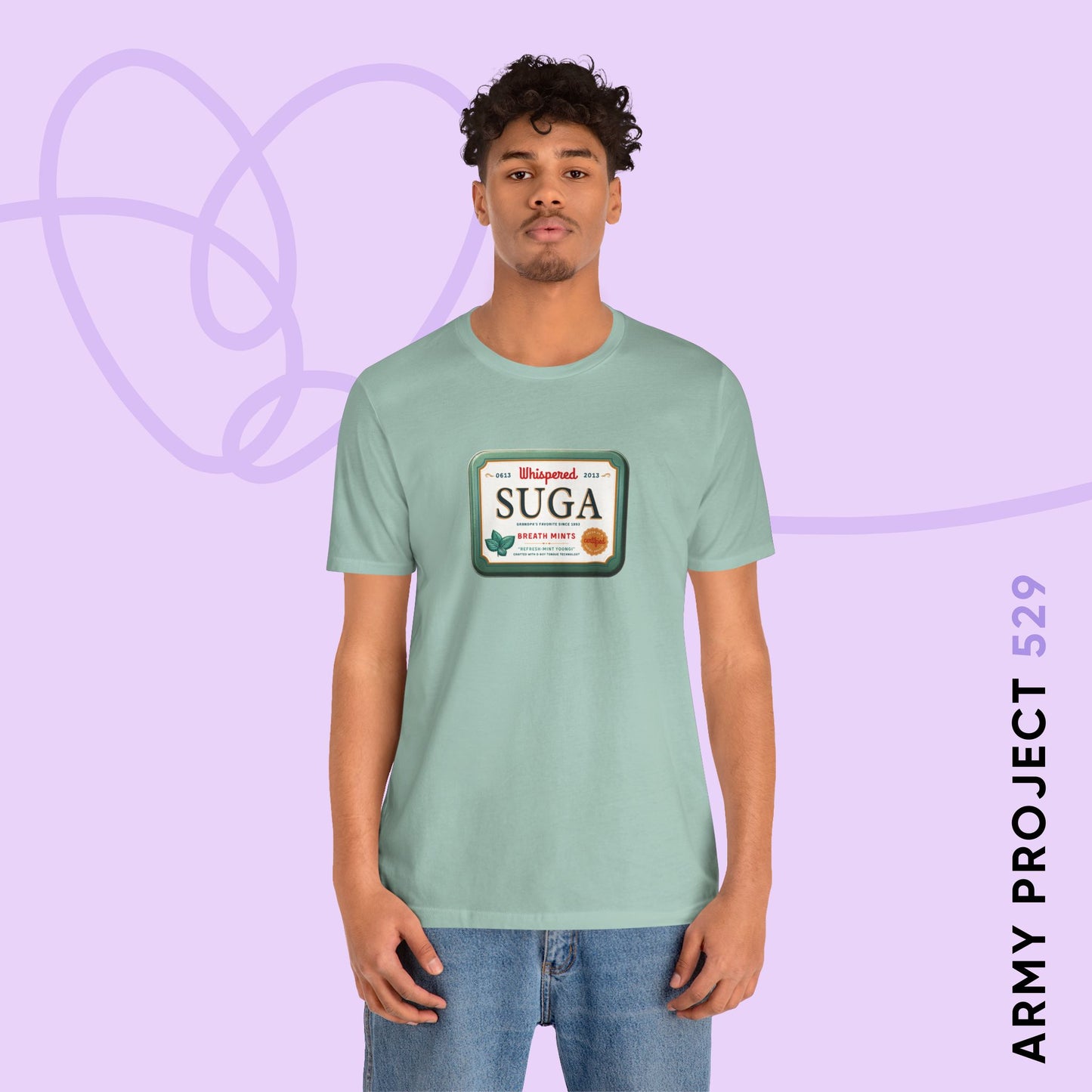 Whispered SUGA Unisex Jersey Short Sleeve Tee