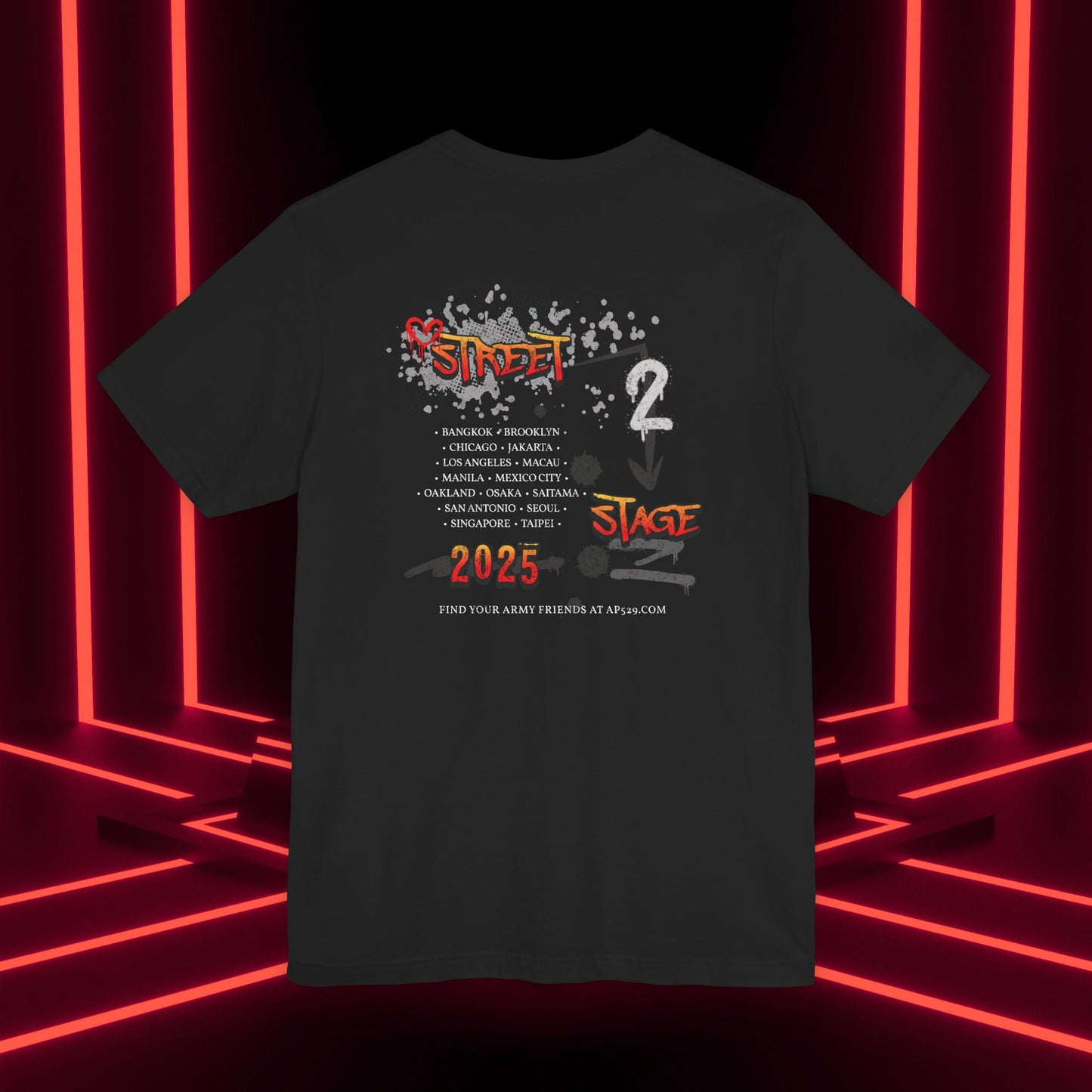 Hobi Concert Short Sleeve Shirt - HOTS with Hope (Arson Ver.) - Fanmade BTS Merch - Soft Unisex T-Shirt