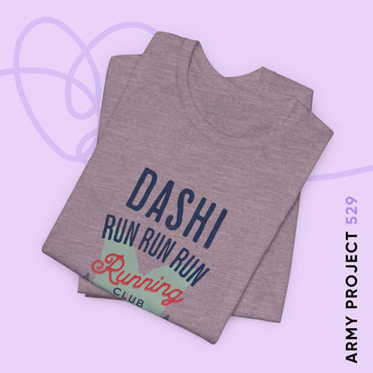 OT7 Short Sleeve Shirt - Dashi Running Club - Fanmade BTS Merch - Unisex Jersey T-Shirt