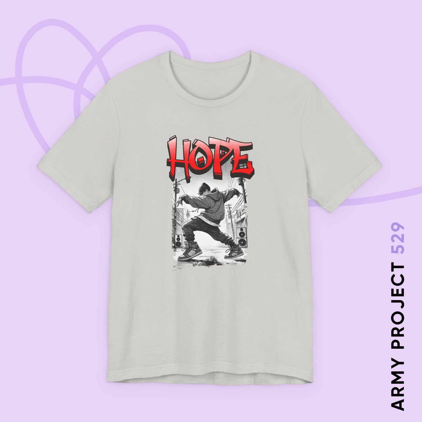 HOTS with Hope (Stop Sign ver.) Unisex Jersey Short Sleeve Tee