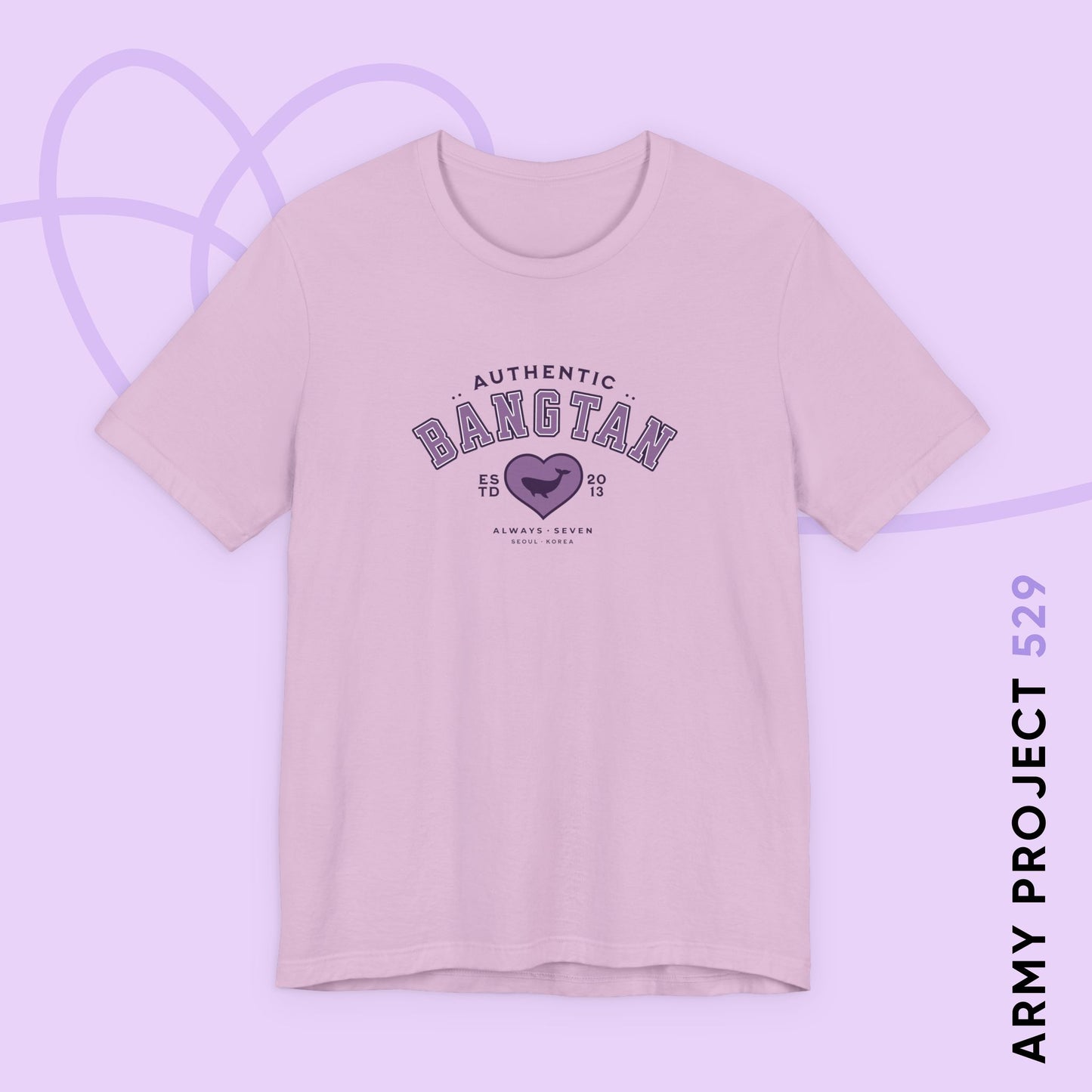 OT7 Short Sleeve Shirt - Bangtan Athletics - Fanmade BTS Merch - Unisex Jersey T-Shirt