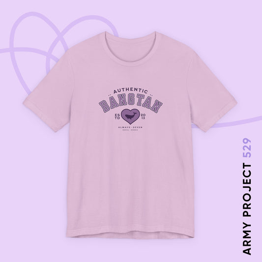 OT7 Short Sleeve Shirt - Bangtan Athletics - Fanmade BTS Merch - Unisex Jersey T-Shirt