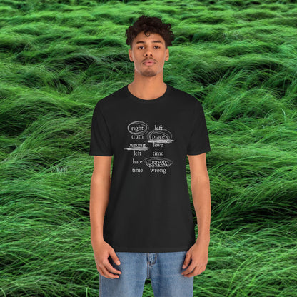 Namjoon Short Sleeve Shirt - 'Contradictions' - Fanmade BTS Merch - Soft Unisex T-Shirt