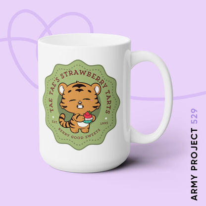 Tae Tae Strawberry Tarts Bakery Series 15oz Ceramic Coffee Mug
