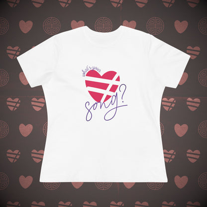 OT7 Women's Tee - What's Your Love Song? - Soft Jersey T-Shirt