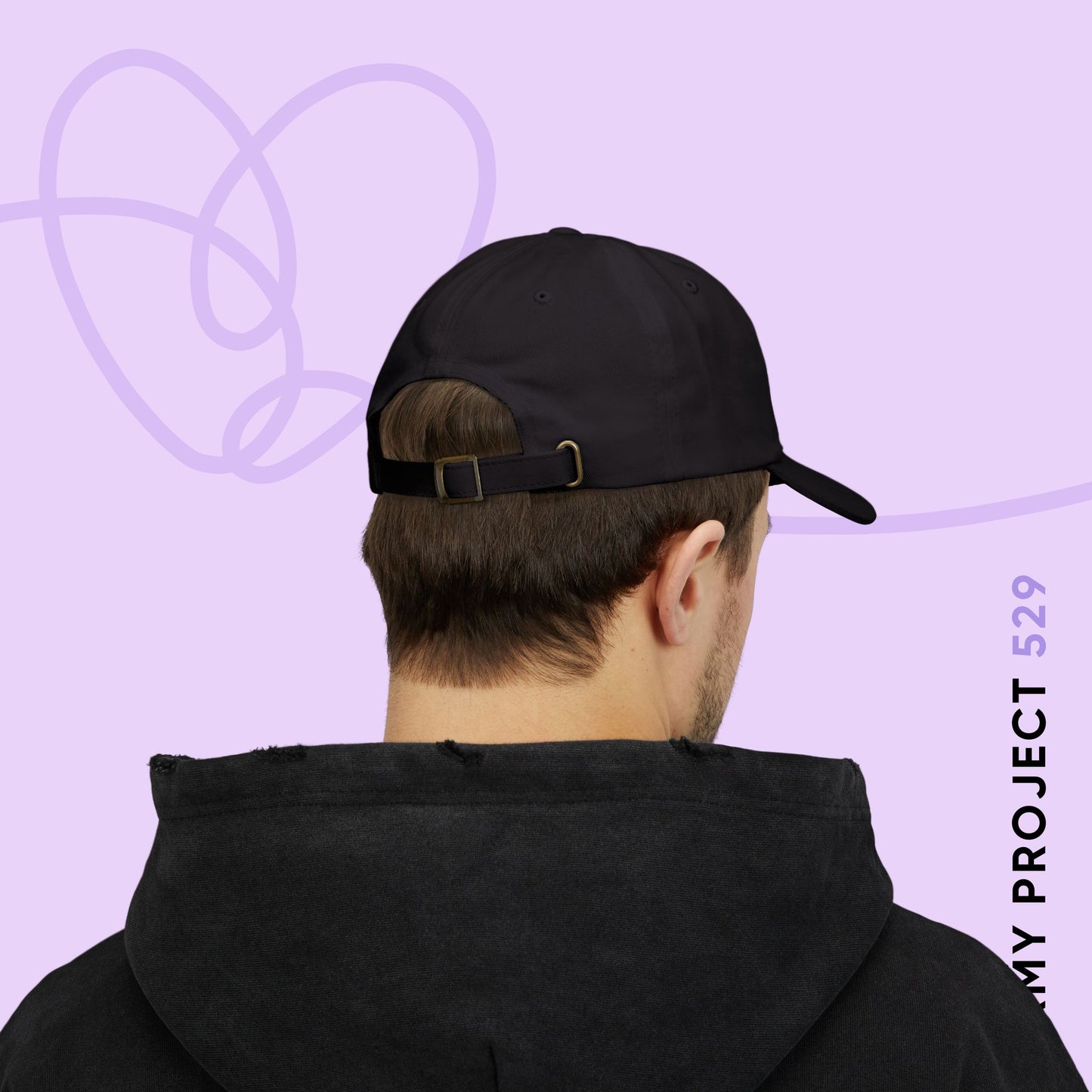 OT7 Baseball Cap - Embroidered Handwritten Bangtan - Fanmade BTS Merch - Unisex Baseball Hat