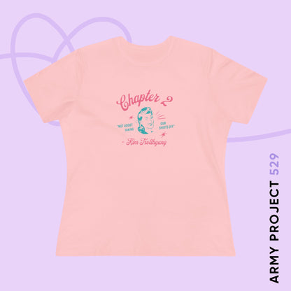 Taehyung Women's Tee - 'Kim Trollhyung' - Fanmade BTS Merch - Soft Jersey T-Shirt