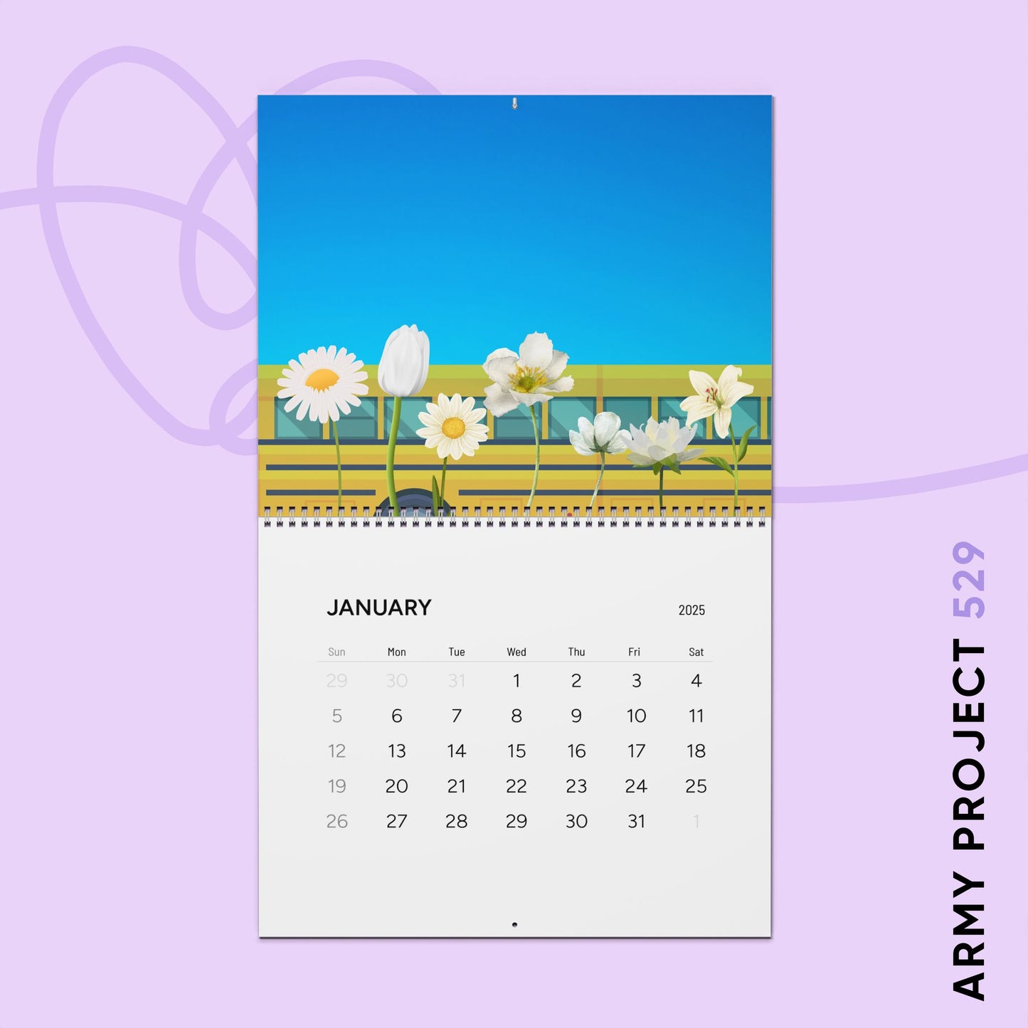 Guess the Song 2025 Wall Calendar