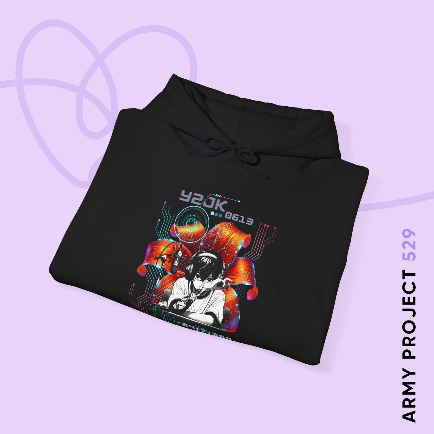 Jungkook Y2JK Retro Series Unisex Heavy Blend™ Hoodie