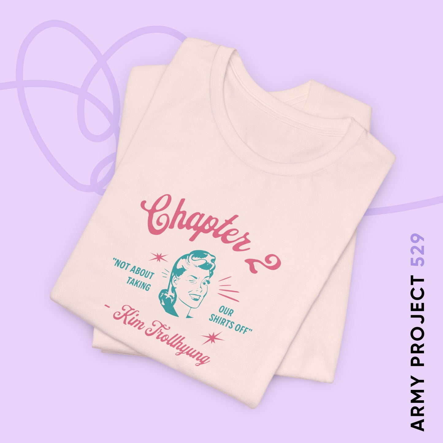 Taehyung Short Sleeve Shirt - 'Kim Trollhyung' - Fanmade BTS Merch - Unisex Jersey T-Shirt