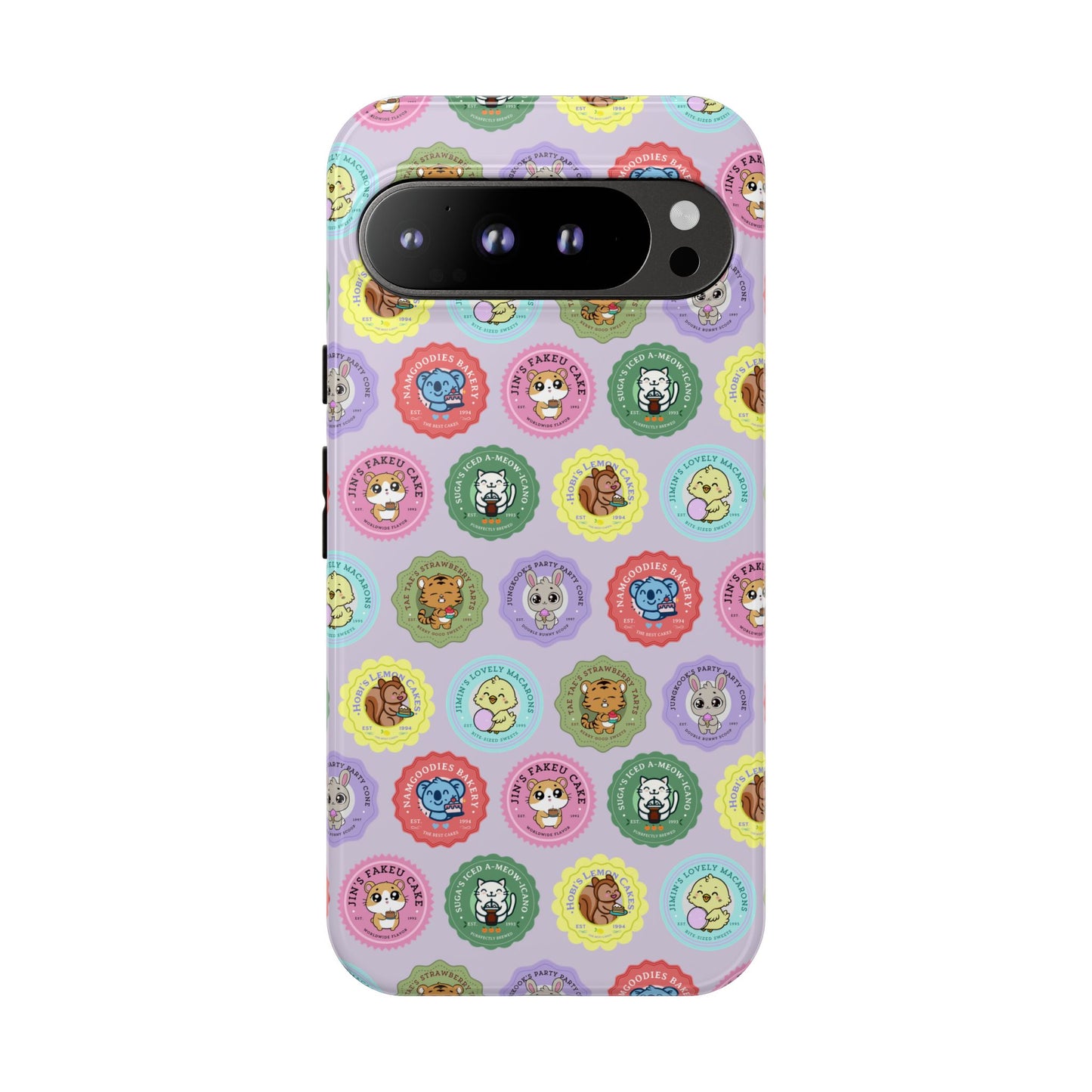 OT7 Phone Case - Cute Fanmade BTS Merch - Namgoodies Bakery - iPhone, Galaxy, Pixel