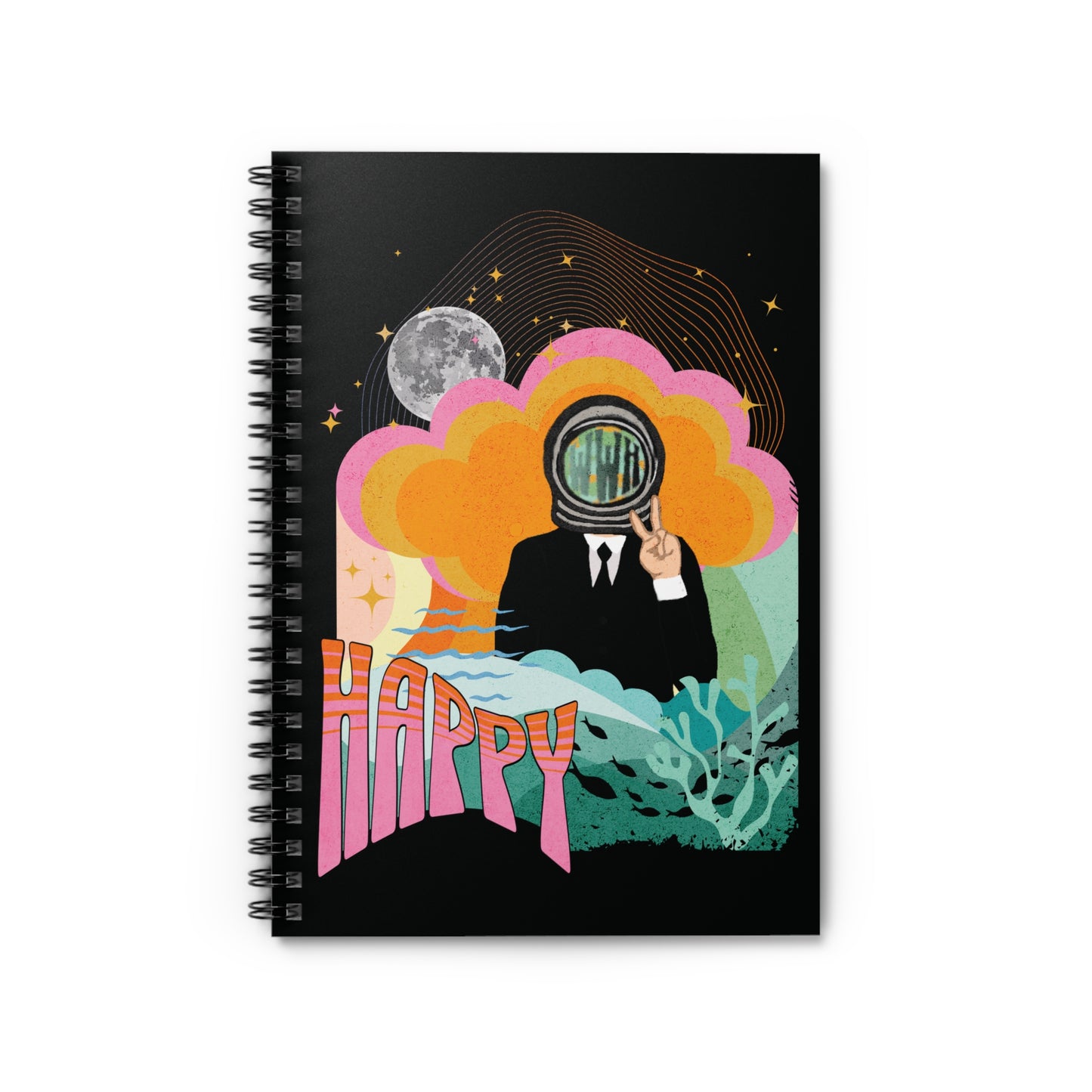 Jin 1960s Retro Series Spiral Notebook