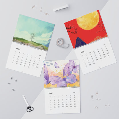 Fanmade BTS 2026 Wall Calendar - 'Guess the Song' - Original Music-Inspired Artwork