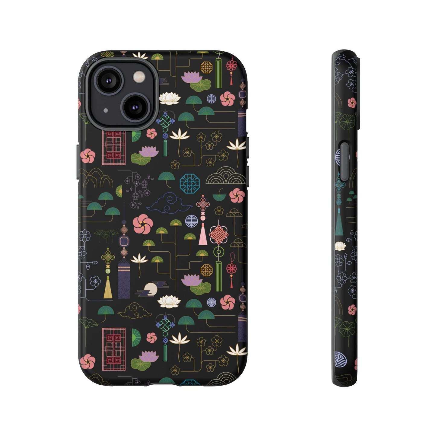 Norigae Night Garden Tough Phone Case - Elegant K-Pop Merch - iPhone, Galaxy, Pixel Cover