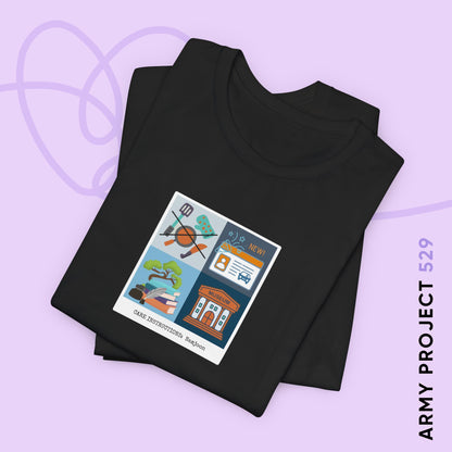 Namjoon Short Sleeve Shirt - Funny Fanmade Merch - Care Instructions - Soft Unisex T-Shirt