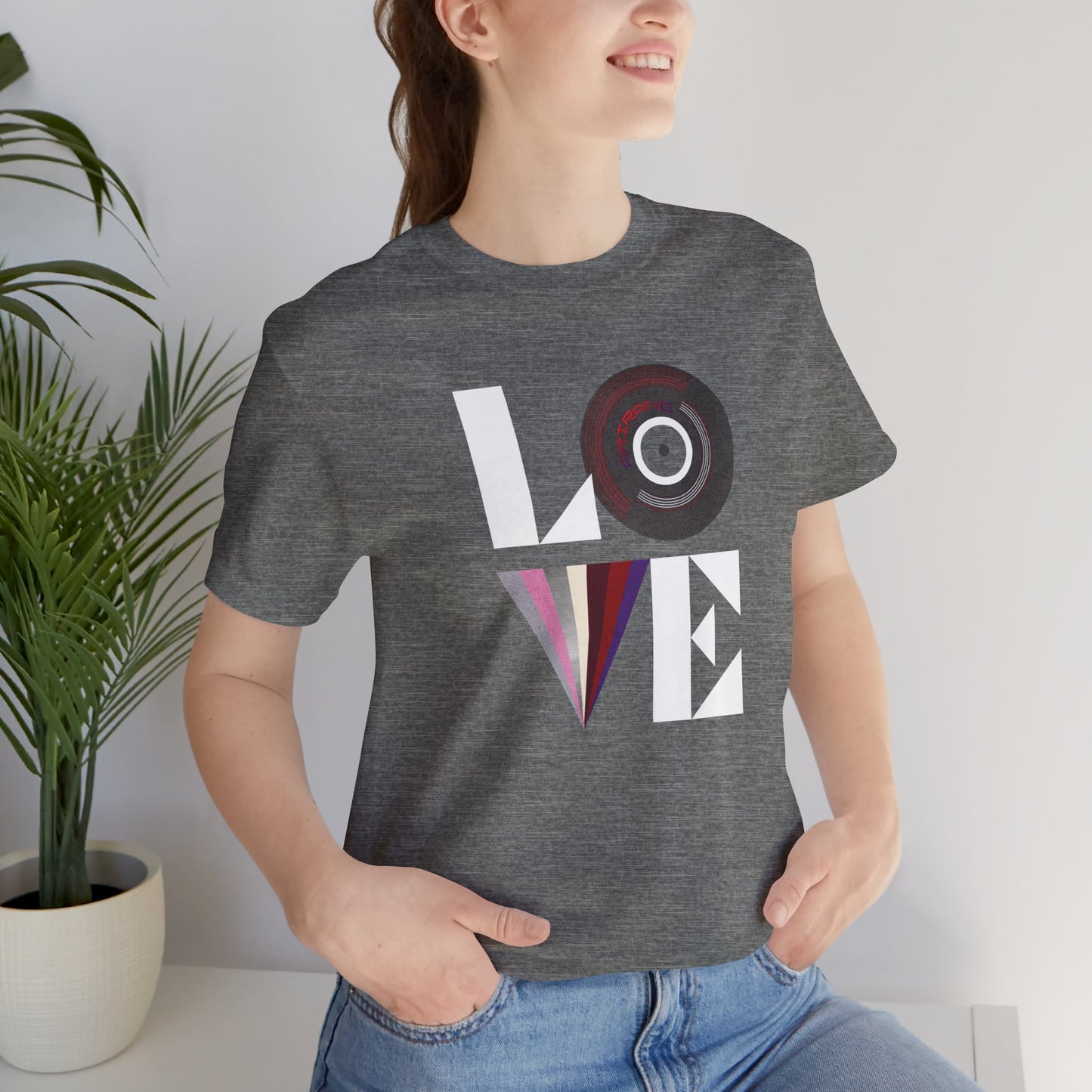 OT7 Short Sleeve Shirt - Love Record - Unisex Jersey T-Shirt