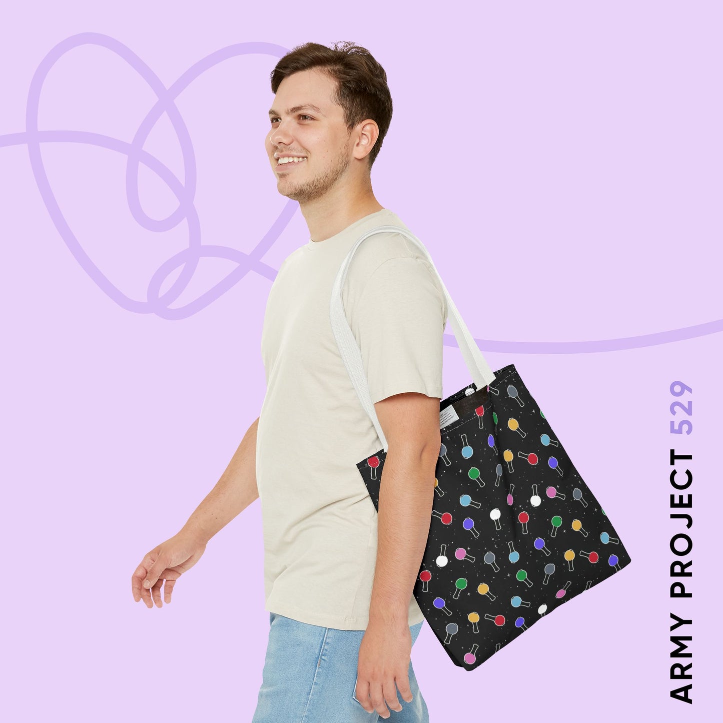 Ma City Map Lightstick Tote Bag