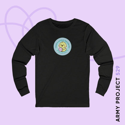 Jimin Long Sleeve Shirt - Cute Fanmade BTS Merch - Jimin's Lovely Macarons - Soft Unisex T-Shirt