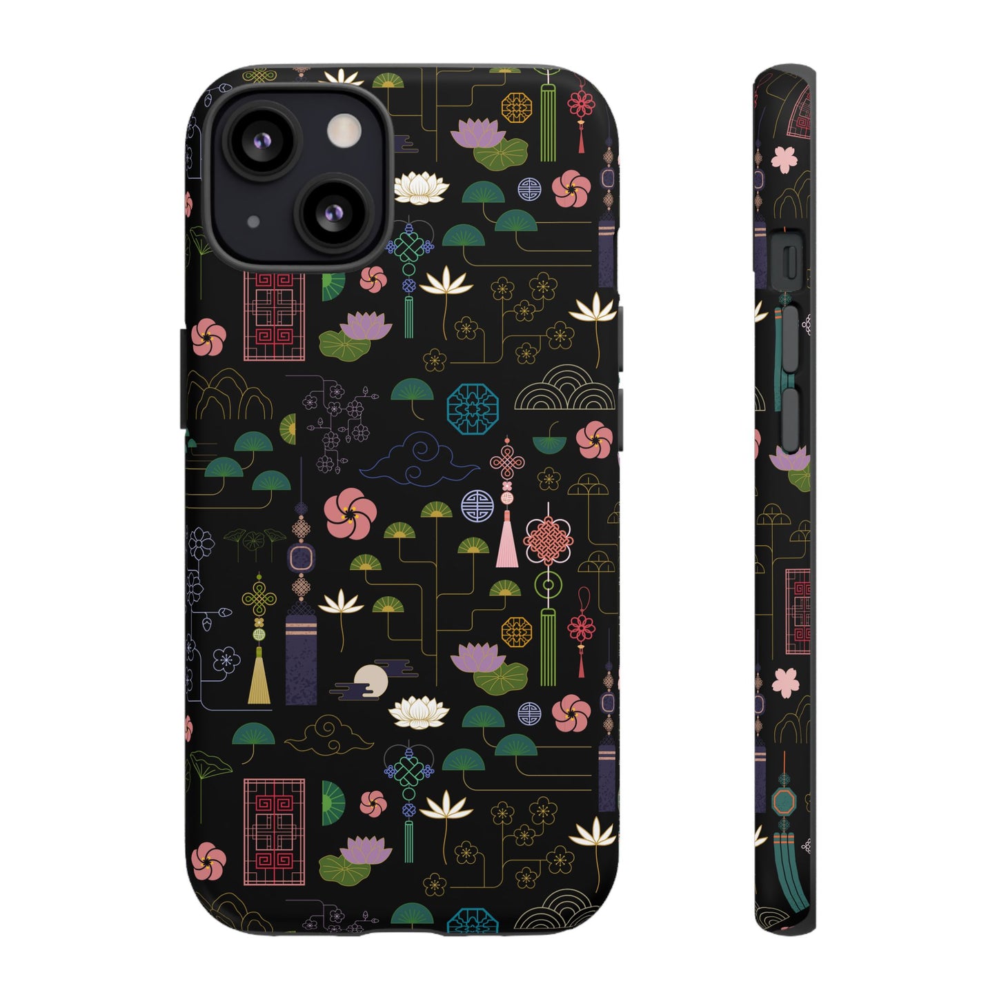 Norigae Night Garden Tough Phone Case - Elegant K-Pop Merch - iPhone, Galaxy, Pixel Cover