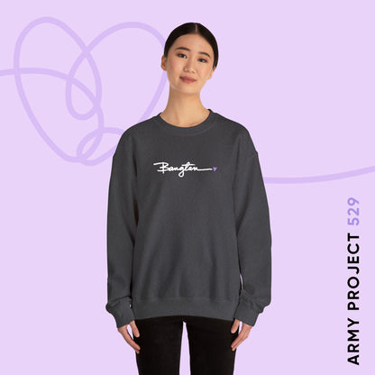 Handwritten Bangtan Unisex Heavy Blend™ Crewneck Sweatshirt