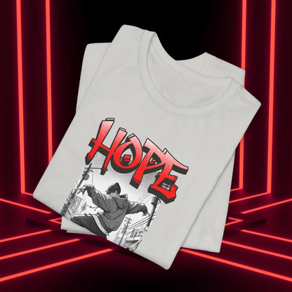 Hobi Concert Short Sleeve Shirt - HOTS with Hope (Stop Sign Ver.) - Fanmade BTS Merch - Soft Unisex T-Shirt