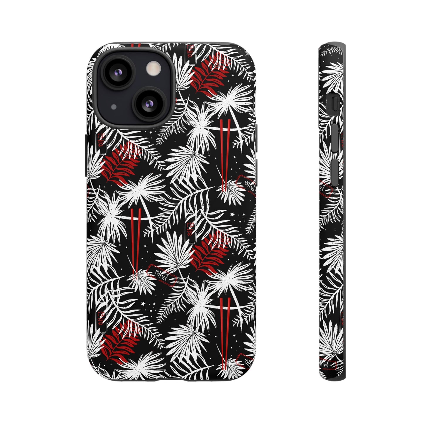 Yoongi Tough Phone Case - Tropical Chopsticks - Fanmade BTS Merch - iPhone, Galaxy, Pixel