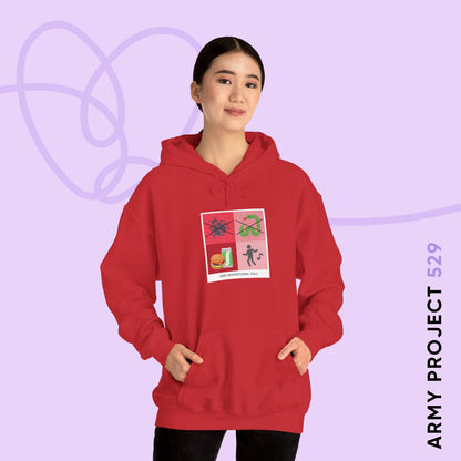 Hobi Hoodie - Funny Fanmade BTS Merch - Care Instructions - Cozy Unisex Sweatshirt