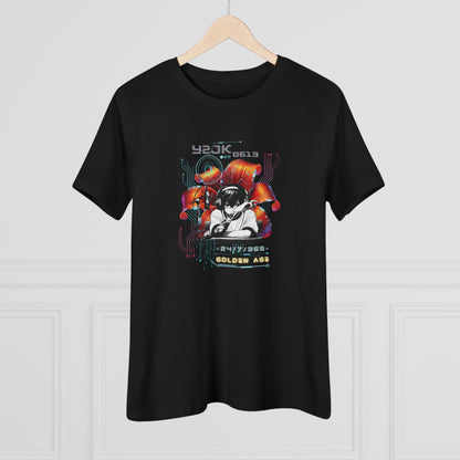 Jung Kook Women's Tee - BTS Fanmade Retro Series - Y2K Gamer Aesthetic - Soft Jersey T-Shirt