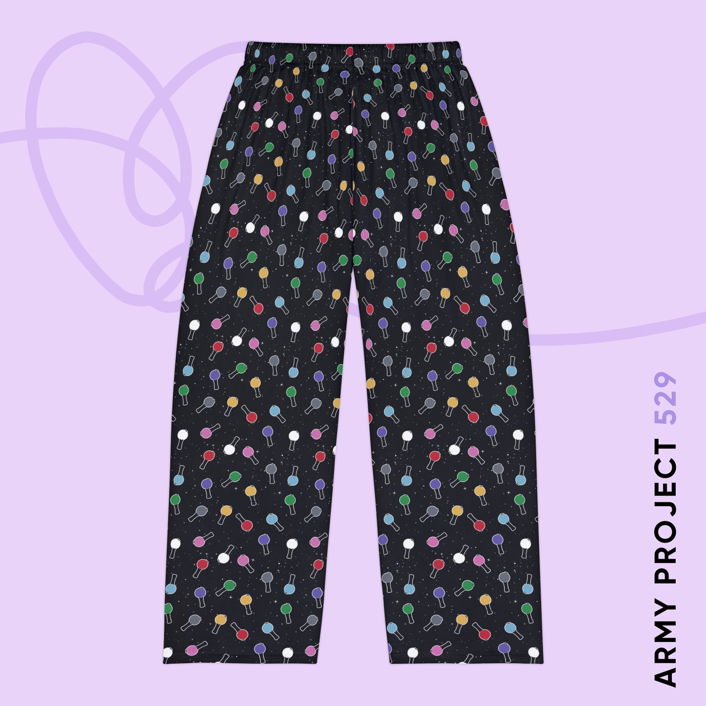 Ma City Map Lightstick Unisex Pajama Pants