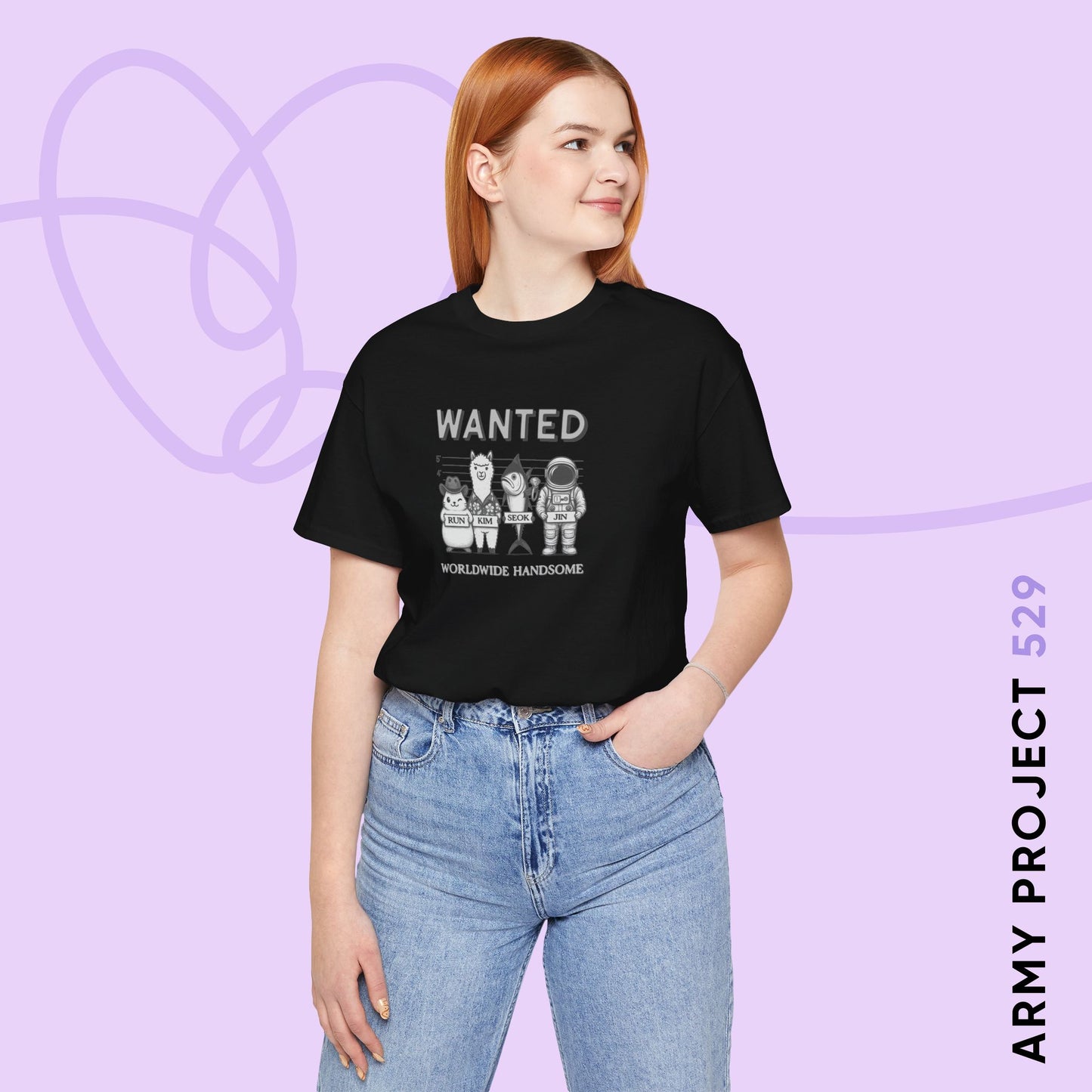 Run Kim Seokjin Unisex Jersey Short Sleeve Tee