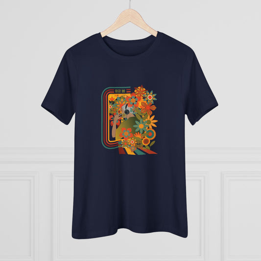 Namjoon Women's Tee - BTS Fanmade Retro Series - 70s Bohemian Aesthetic - Soft Jersey T-Shirt