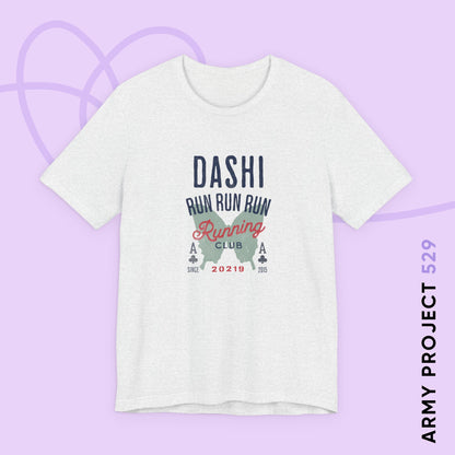 OT7 Short Sleeve Shirt - Dashi Running Club - Fanmade BTS Merch - Unisex Jersey T-Shirt