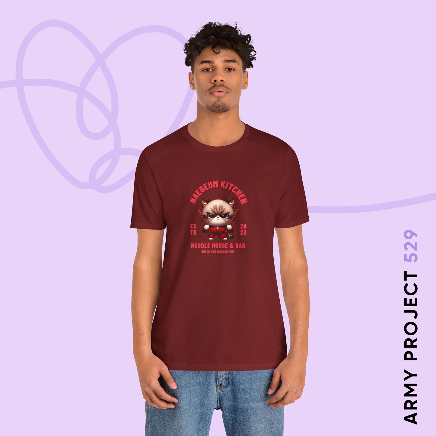 Haegeum Noodle House Unisex Jersey Short Sleeve Tee