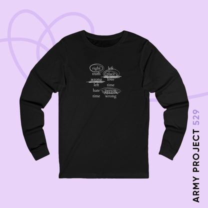 Namjoon Contradictions Unisex Jersey Long Sleeve Tee