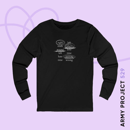 Namjoon Contradictions Unisex Jersey Long Sleeve Tee
